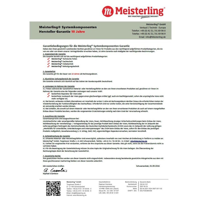 Meisterling® Facade Screws Stainless Steel V2A 4.8 x 38 mm