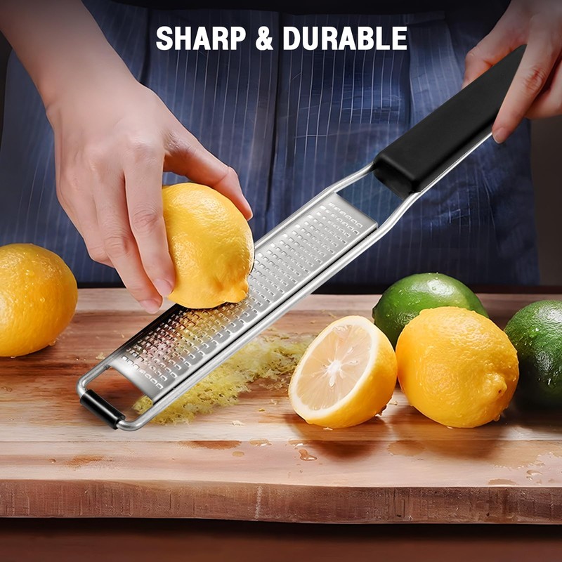 Diboniur Cheese Grater, Hand Grater, Parmesan Grater, Garlic Grater, Lemon