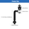 Drain Pipe Kit for Sink Drain, Siphon Odour-Proof Sink Drain