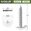 #8 x 3/4" (120 PCS) Modified Truss Head Wood Screws,