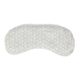 Bodhi Soft Cotton Eye Pillow | Organic Linseed & Organic Lavender Filling | Vegan | Eye Mask for Yoga, Relaxation & Meditation | Bloom, Natural