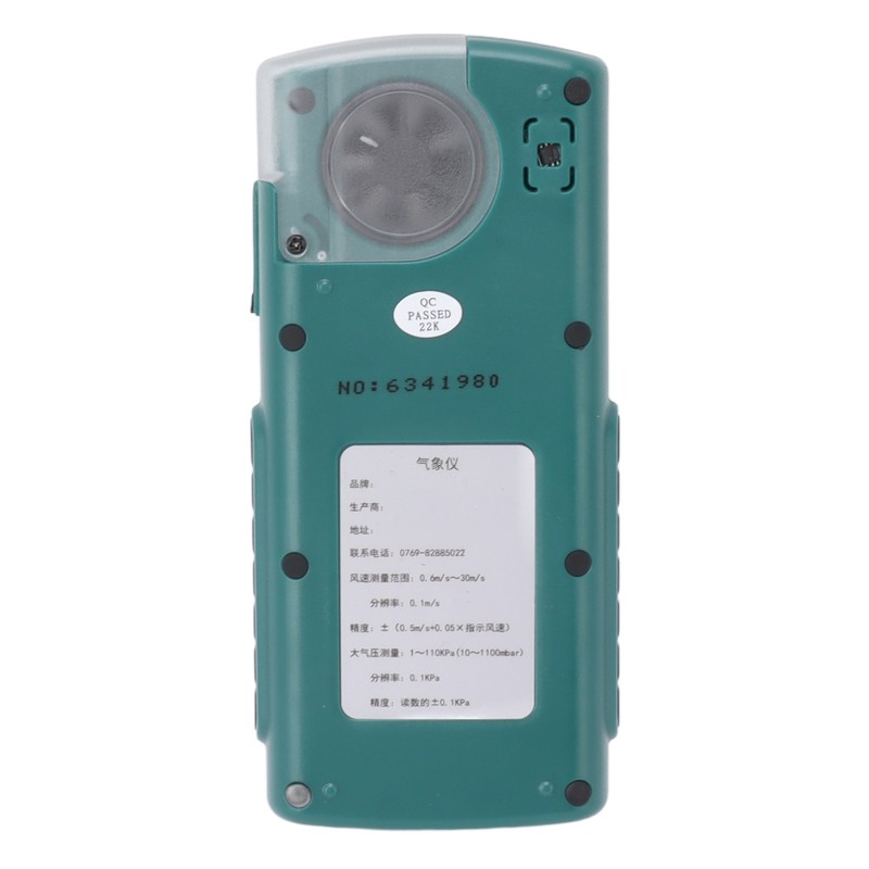 Weather Meter Handheld Air Flow Velocity Tester Digital Wind Speed