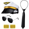 Yoroka Kids Pilot Costume Airline Captain Pilot Uniform With Accessories-110