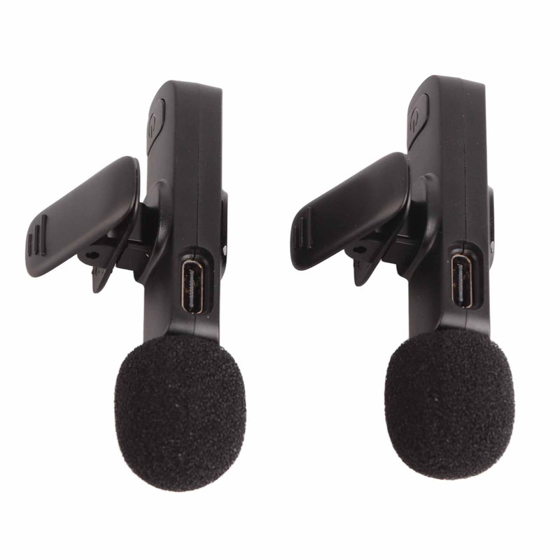 Wireless Lavalier Microphone Mini Plug and Play Live Stream Recording