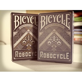 Fahrrad Robocycle Spielkarten (blau)