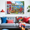 300 Pieces Puzzles for Adults,Seaside Garden House 300 Pieces Large