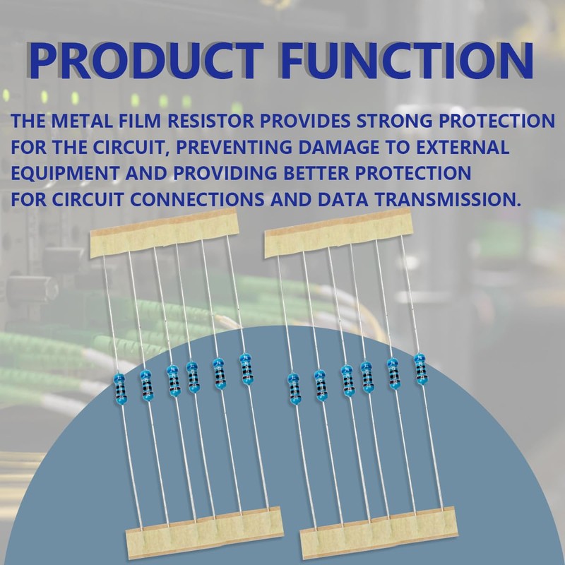 Innfeeltech 100 Pcs 1/4W 1% Tolerance 680 Ohm Metal Film