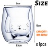 XiXiRan Double-walled glasses, insulated glasses, cute cups, tea glass, coffee