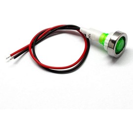 230V AC LED Power Indicators 10mm Indicator Light K01A Warning Light Waterproof Signal Indicator Lamp Green