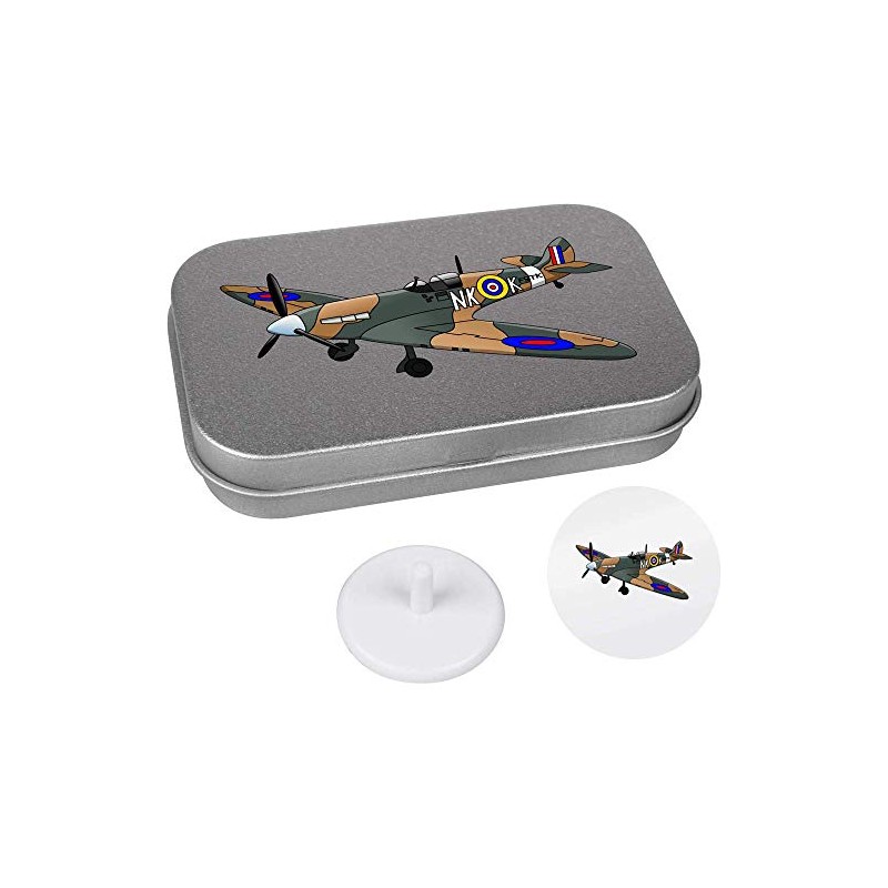 Azeeda 'WW2 Spitfire Plane' Golf Markers Gift Set (GO00032434)