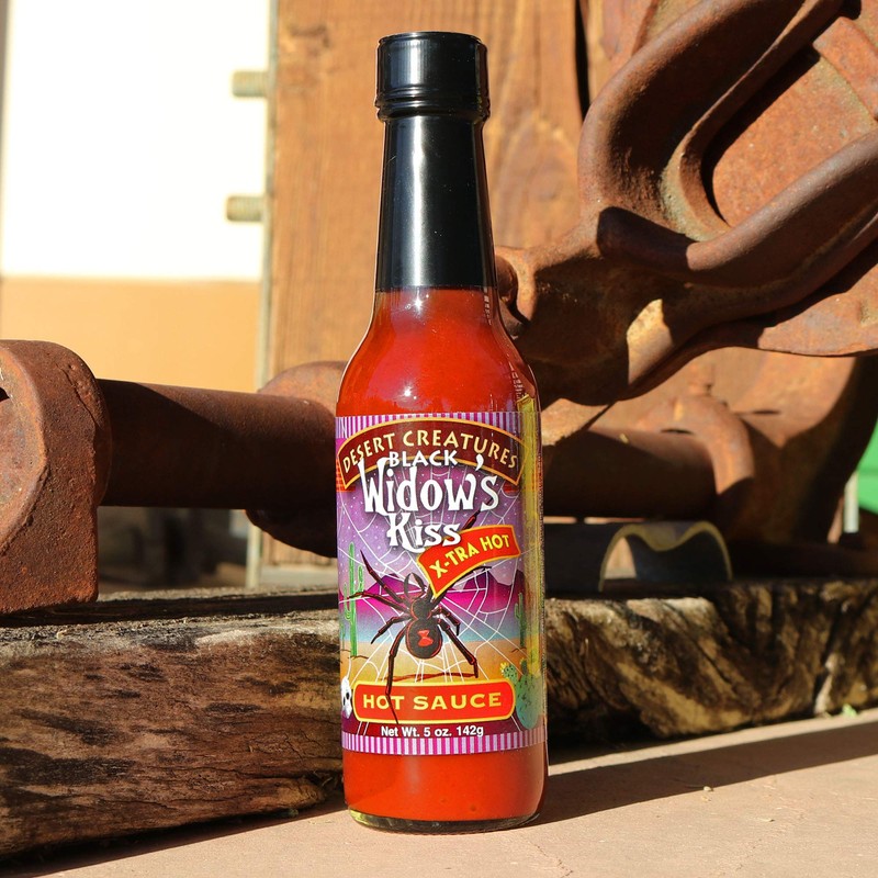 Desert Creatures Habanero Hot Sauce - Black Widow's Kiss -
