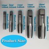 YUENTOEN 5 Piece NPT Pipe Tap Set, Bearing Steel NPT