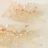 DFsucces Pearl Hair Comb Crystal Hair Accessories Formal Bridal Accessories