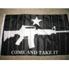 NRA "Come And Take It" 2nd Amendment Flag 3'x5 (BLACK)