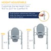 Drive Medical Drive Medical 350lb Folding Steel Commode Chair Bundle