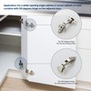 Ravinte 2 Pair 4 Pack Face Frame Kitchen Cabinet Hinges,
