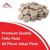 SIMALA 19mm Chair Leg Floor Protectors, 5mm Thick Furniture Pads