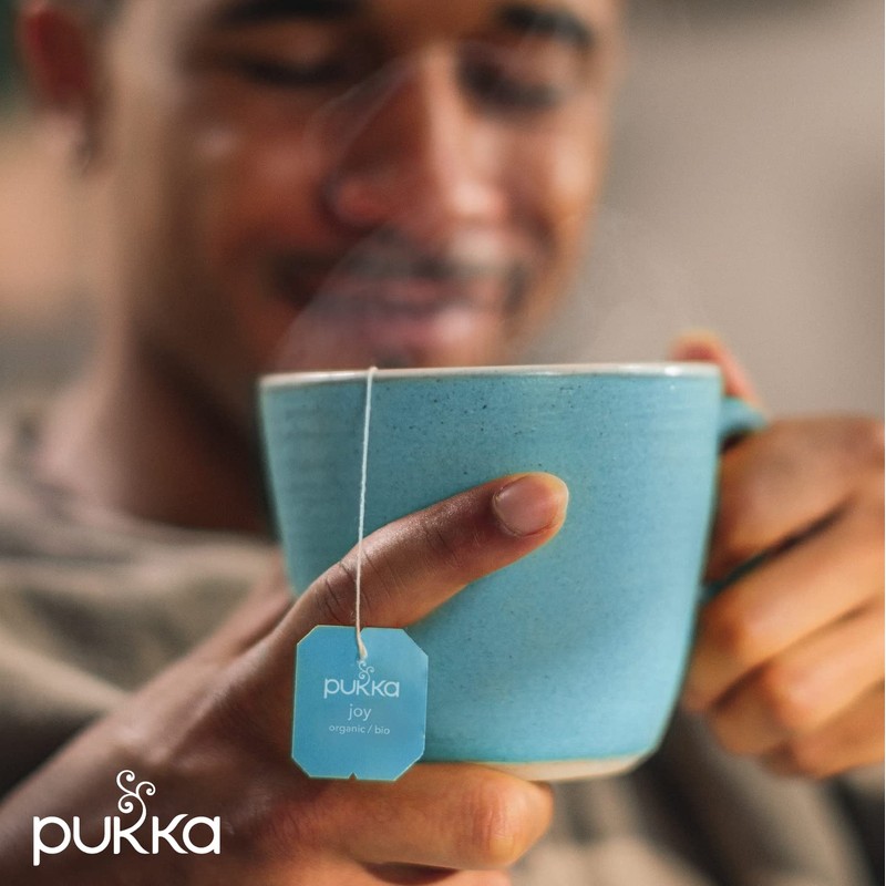 Pukka Herbs | Joy Organic Herbal Tea Box | Lemon,