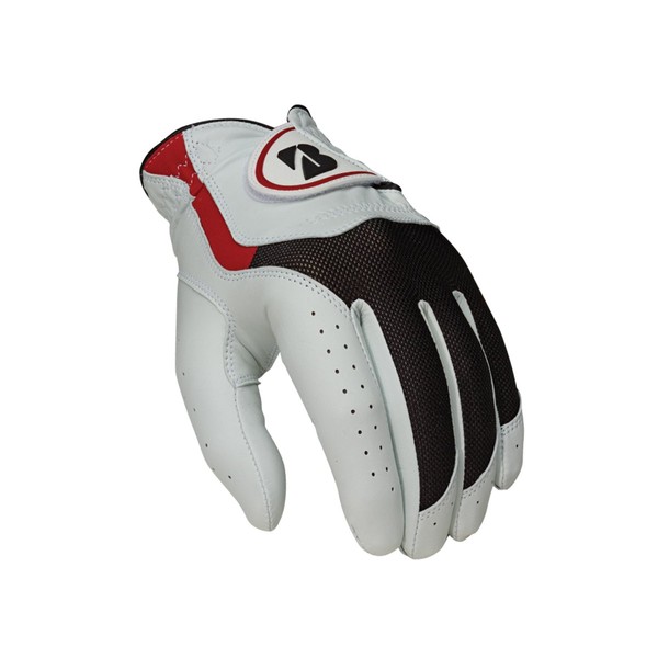 Bridgestone Golf 2015 E Glove, Left Hand, Cadet Medium , White