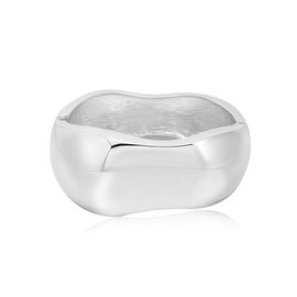 JJDreams Women's bangle, golden drop design bangle, large water drop design, statement jewellery for wrist and arm