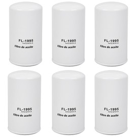 FL1995 Oil filter Fits for 7.3L Powerstroke 1994-2003, Replacement FL1995/1995 Compatible with Super Duty 7.3L Powerstroke Diesel(Set of 6)