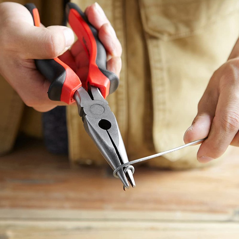Dekton 8-inch Long Nose Pliers- Precision Needle Nose Pliers| Durable