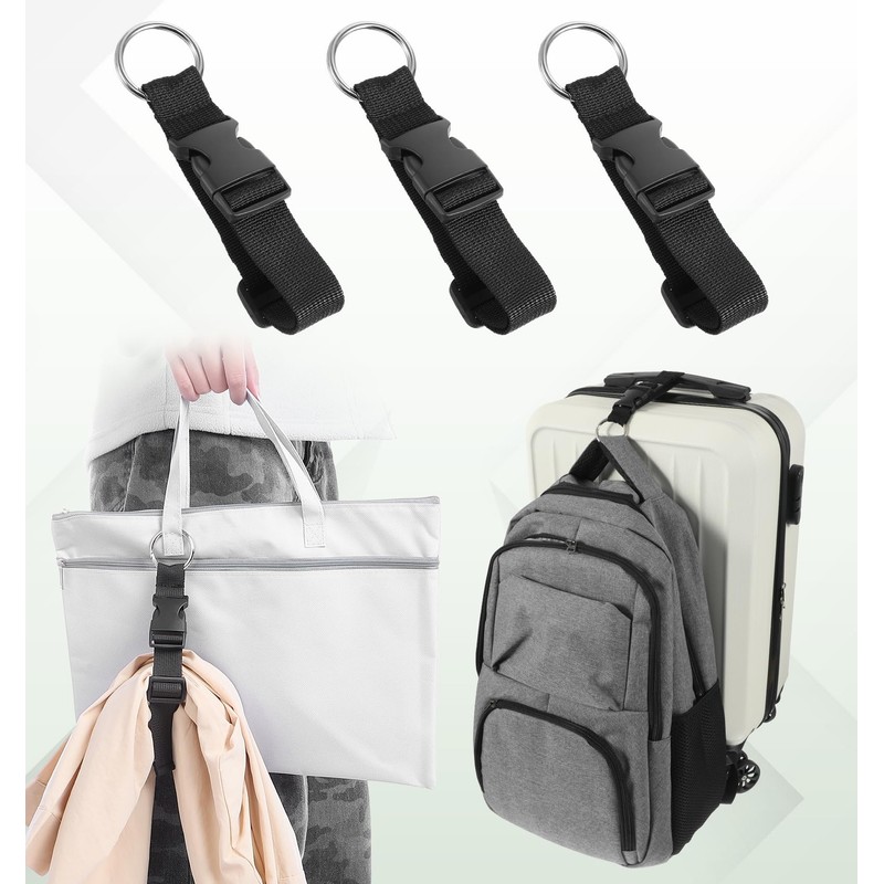 3 Pcs Travel Straps for Luggage, Luggage Straps, Adjustable Add