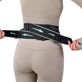 espfree Back Brace and Sacroiliac Hip Belt for Women and Men, Narrow Breathable Mesh Lumbar Back Support Belt That Alleviates Sciatic, Pelvic, Lower Backs and Waist Protection (Small)