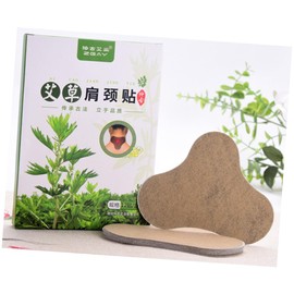 Healvian 12pcs Self-heating Moxibustion Stickers for Neck Shoulder and Back Herbal Wormwood Patches for Joint Discomfort and Cold Elimination