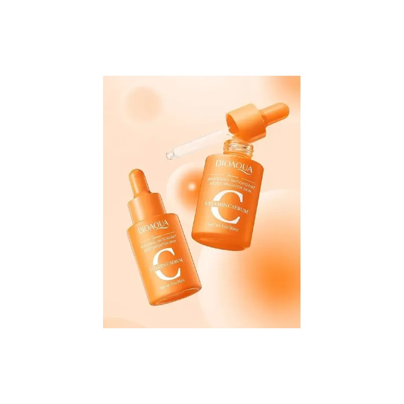 Serum Facial Vitamina C Antioxidante Brillo Antiacne Bioaqua Todo Tipo