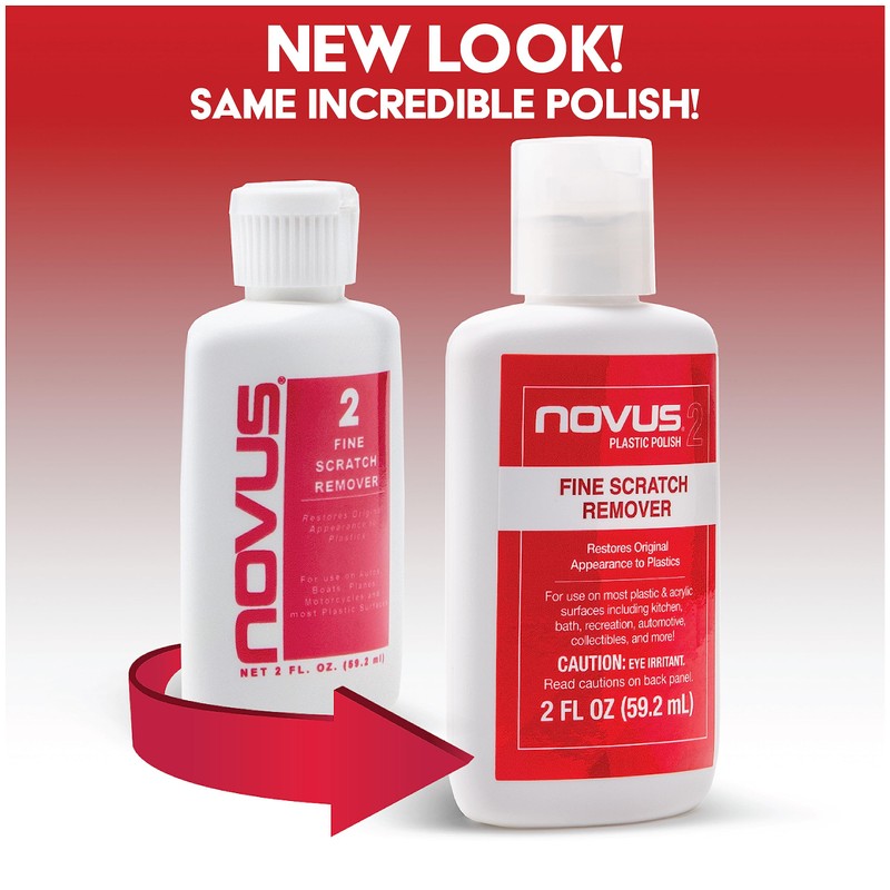 NOVUS-PK2-2 | Plastic Clean & Shine #1, Fine Scratch Remover