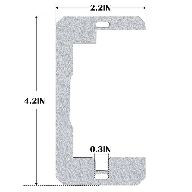 MTQY 5PCS Galvanised Metal Socket Box Extender Wall Plate Gasket