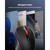 USB Wireless Mouse for Laptop PC Mac, 2.4GHz Cordless Mouse