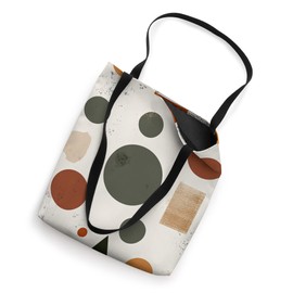 Minimalist Geometric Asymmetrical Shapes Pattern Tote Bag