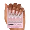 Uñas postizas - Winter Storm | Uñas cortas semitransparentes con