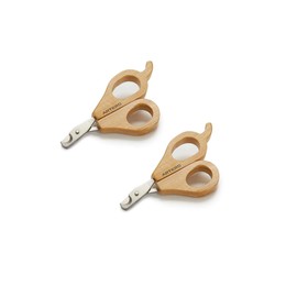 Dog Grooming Mini Nail Clippers Durable Wood Stainless Steel for Small Breed Animals (3 Clippers)