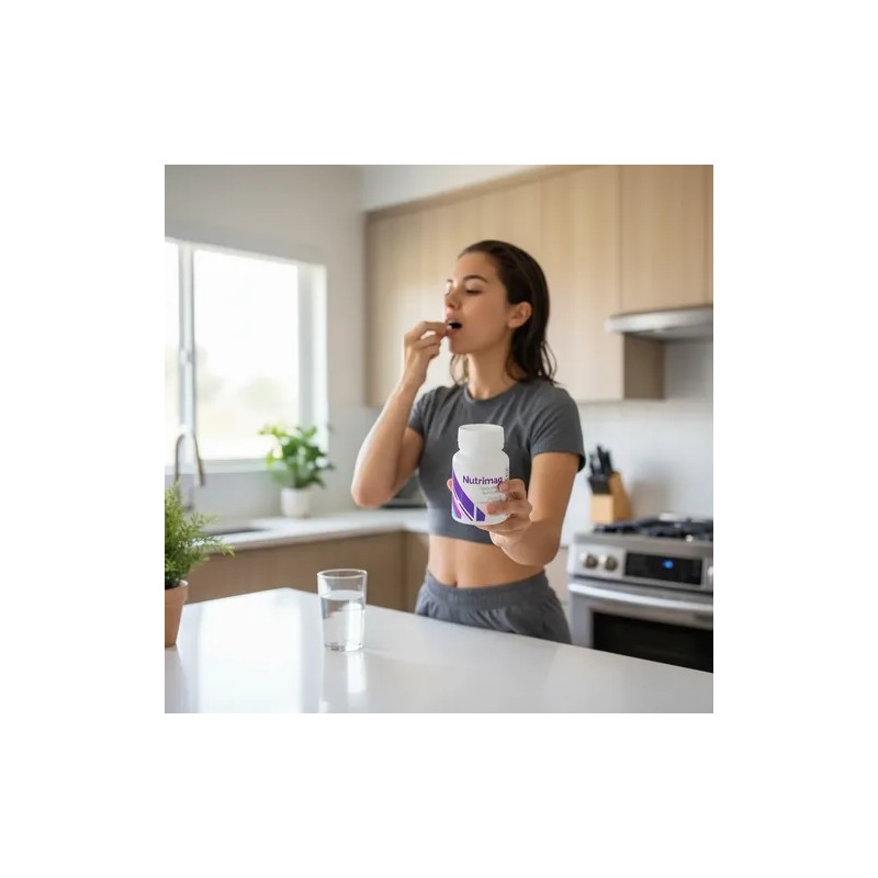 Nutrimag Magnesio Espirulina Suplemento Alimenticio 60caps