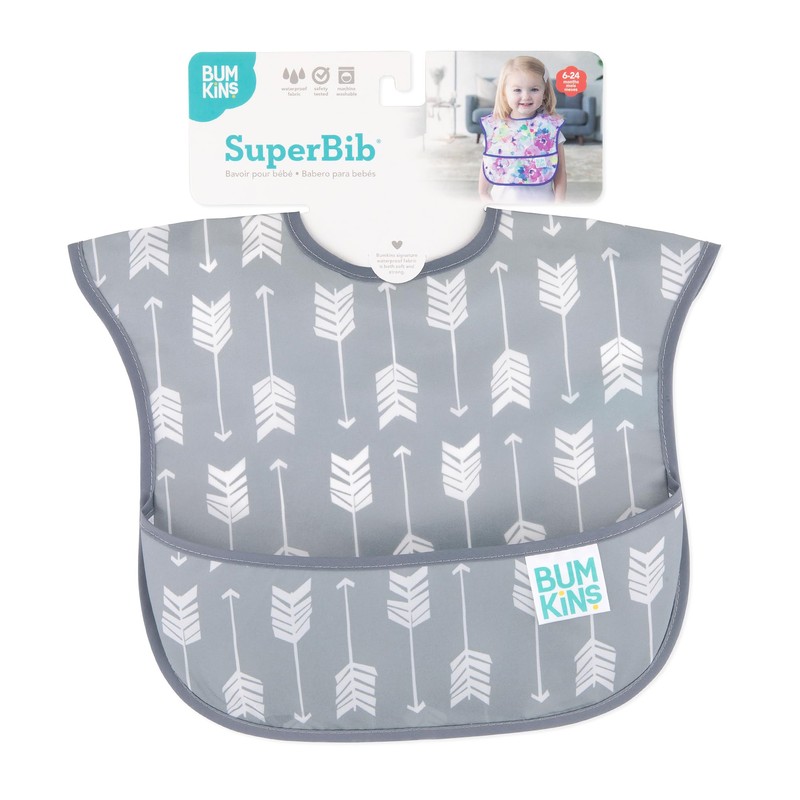 Bumkins Bibs for Girl or Boy, SuperBib Baby and Toddler