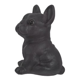 BESPORTBLE Purple Sand Bulldog Figurine Cute French Bulldog Statue for Home Office Garden Decoration Unique Dog Ornament for Dog Lovers