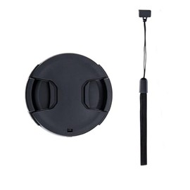 JJC 86mm Lens Cap Snap-on Front Camera Lens Cover with Lens Cap Keeper Compatible with Canon Nikon Sony Camera Lens and Other Lenses with 86mm Filter Thread