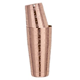 Cocktail Collabo Tin on Tin Shaker Stainless Steel 4000948016107, 28 oz, 18 oz, 800 ml, 500 ml with Engraving, Copper Look