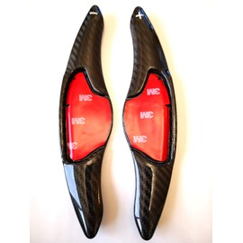 [E089] Honda Paddle Shift Cover [5 Colors, Red, Blue, Black, Silver, Gray] [3D Curved Surface] N-ONE/N-WGN/Nbox SLASH/N-BOX &N-BOX Custom JF1 JF2 JF3 JF4 / Fit GK3 GK4 GK5 GP5 GP6/Vezel RU1 RU3 RU3