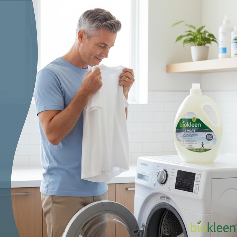 Biokleen Natural Sport 3X Concentrated Laundry Detergent, 300 Loads, Bio