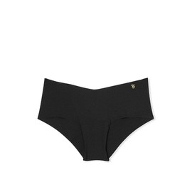 Victoria's Secret Smooth No Show Cheeky Hiphugger Panty, Underwear for Women, Black (L)