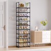 OYREL Sturdy Metal Shoe Rack Organizer,Narrow Shoe Racks for Closets,