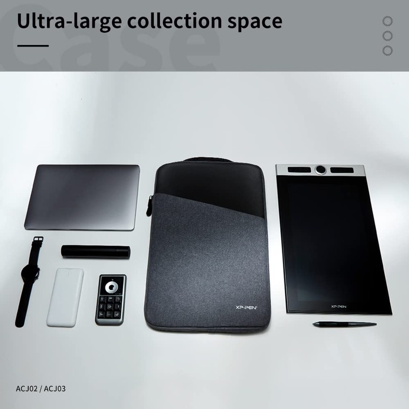 XP-PEN ACJ03 Drawing Tablet Seelve Waterproof Protective Case Carrying Bag