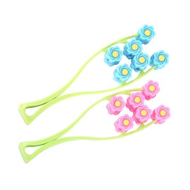 LALAFINA Handheld Facial Care Massager Roller 2PCS Facial Roller for Skin Elasticity Thin Face for Mom