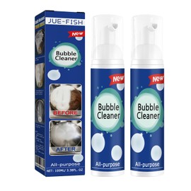 Xeletu Nuvilux Bubble Cleaner, Nuvilux Magic Degreaser Cleaner Spray, Stubborn Grease & Grime Remover Bubble Spray, No Rinse, Multi-purpose Cleaning Supplies for Kitchen and Other Stains (2)