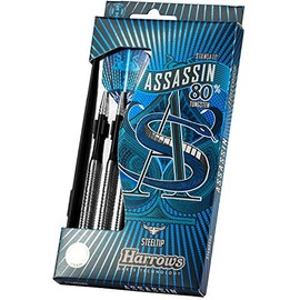 Harrows Mens TUNGSTEN DARTS ASSASSIN - 23gm, Silver, 23g EU