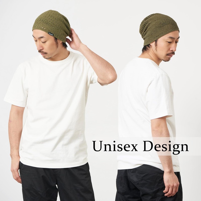 CHARM Lightweight Crochet Summer Hat Men Thin Hat Women 100%
